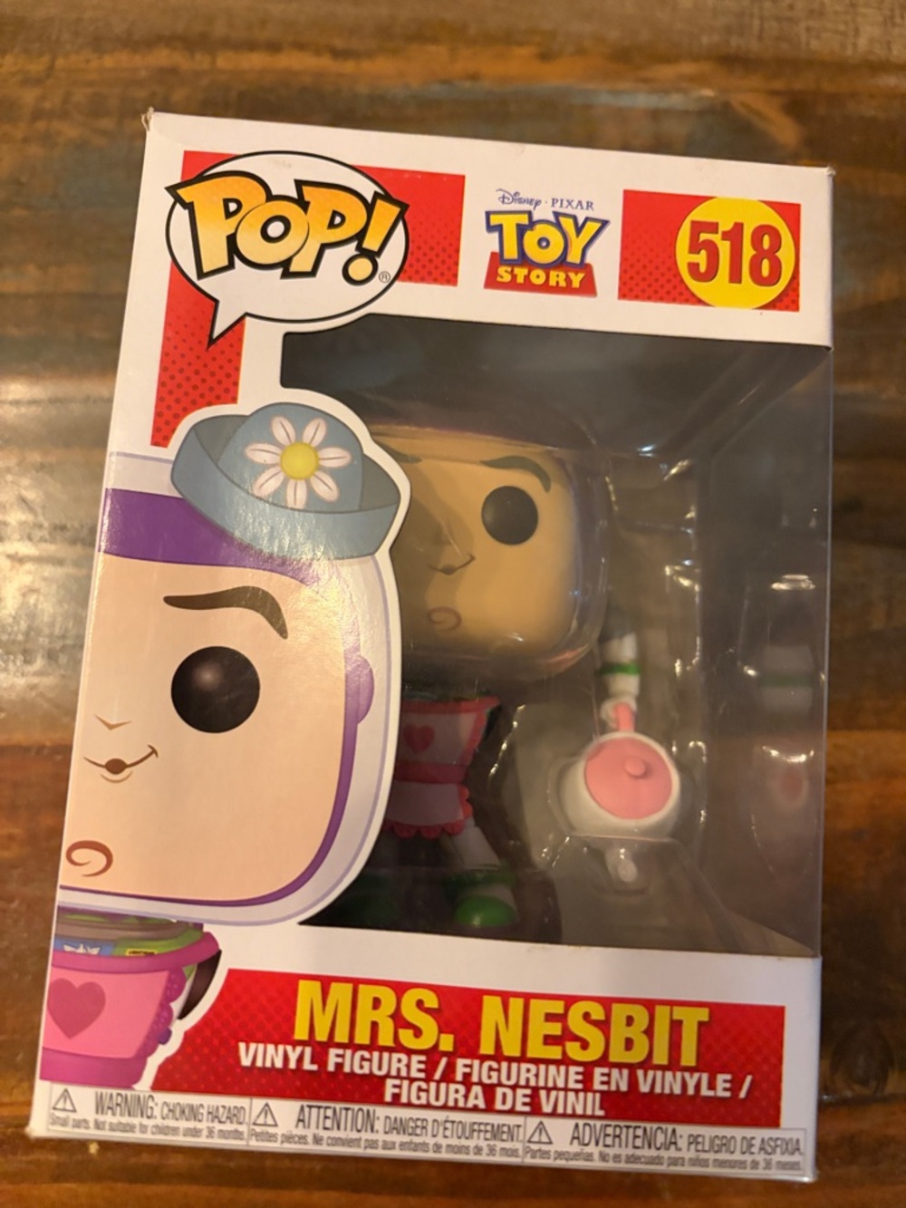 Funko Toy Story Mrs. Nesbit Pink and Green POP! Vinyl Figure #518